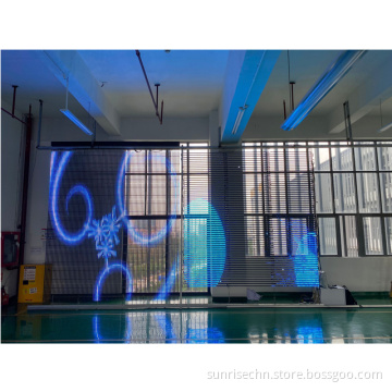 Affordable Whole Building Strip Light Mesh (P50, P80, P125mm) LED Flexible Display for Media Facade
